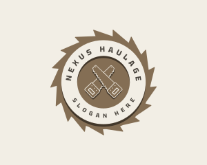 Hand Saw Woodwork logo design