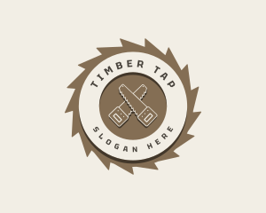 Hand Saw Woodwork logo design