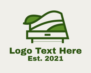 Green Table Shelf Design  logo