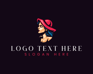 Fashion Woman Hat logo