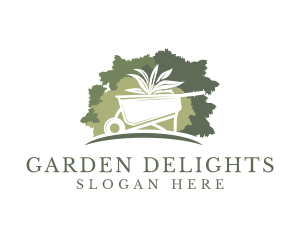 Wheelbarrow Bush Landscaping logo design