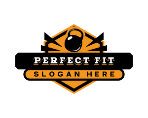 Kettlebell Fitness Gym logo design