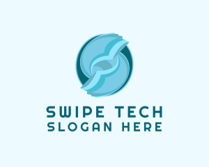 Professional Modern Tech Letter S logo design