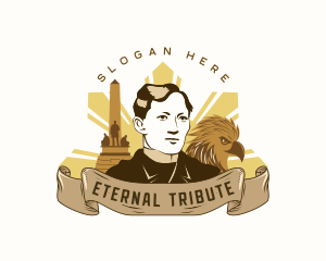 National Filipino Hero logo design