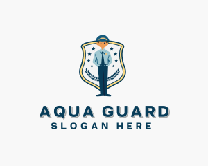 Policeman Law Enforcement logo design