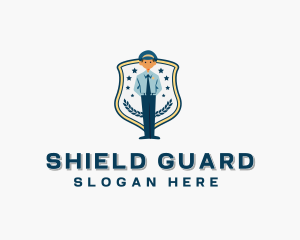 Policeman Law Enforcement logo design