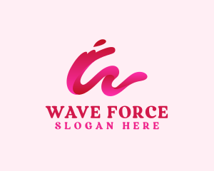 Wave Liquid Water logo design