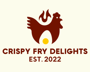 Spicy Chicken Egg  logo design