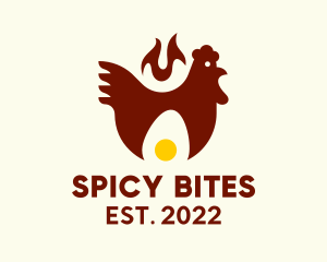 Spicy Chicken Egg  logo design