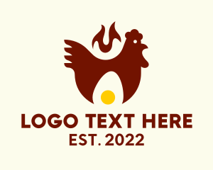 Spicy - Spicy Chicken Egg logo design