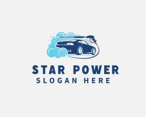 Car Cleaning Pressure Wash logo design