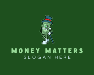 Gentleman Money Dollar logo design