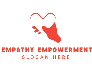 Love Hand Support Group logo design