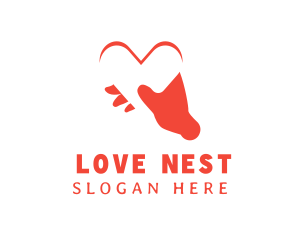 Love Hand Support Group logo design