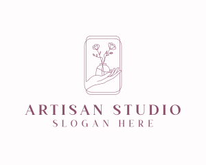 Artisanal Floral Florist  logo design