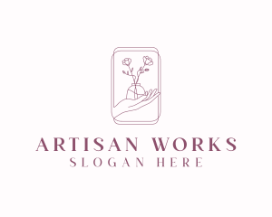 Artisanal Floral Florist  logo design