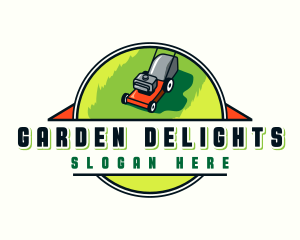 Lawn Mower Yard Maintenance logo design