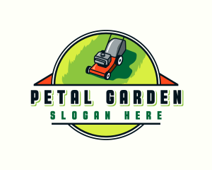 Lawn Mower Yard Maintenance logo design