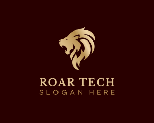 Lion Animal Roar logo