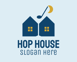 Night Music House  logo design