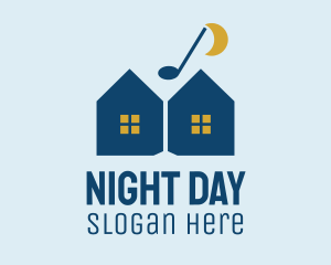 Night Music House  logo design