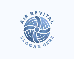 Air Ventilation Propeller logo design