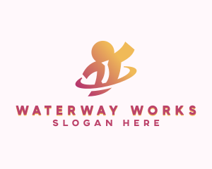 Professional Work Organization logo design