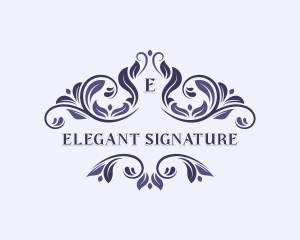 Elegant Wedding Event logo design