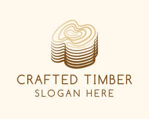 Log Wood Ring logo design