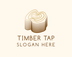 Log Wood Ring logo design