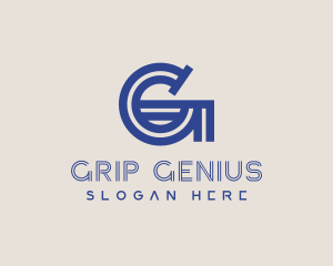 Stripe Consultancy Letter G logo design