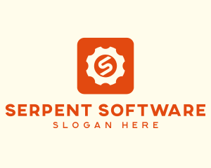 Gear Software Letter S logo design