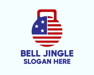 American Gym Kettle Bell logo design