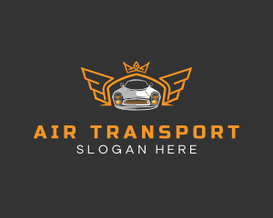 Vehicle Wing Transport logo design