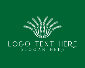 Green Eco Wheat logo