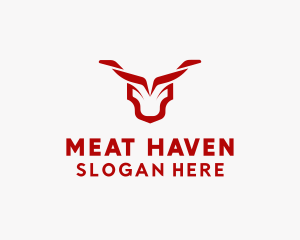 Bull Cow Meat logo design