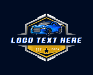 Automotive Car Race Detailing logo