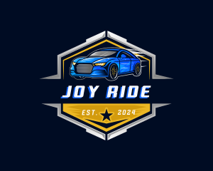 Automotive Car Race Detailing Logo