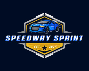 Automotive Car Race Detailing Logo