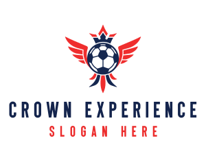 Football Championship Crown logo