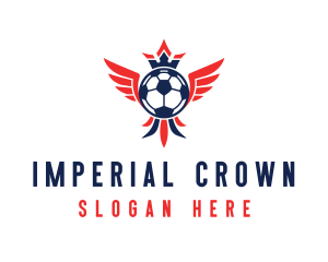 Football Championship Crown logo design