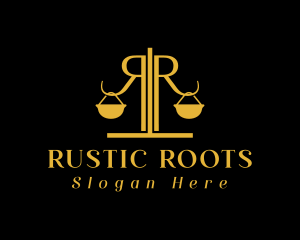 Law Justice Firm logo design