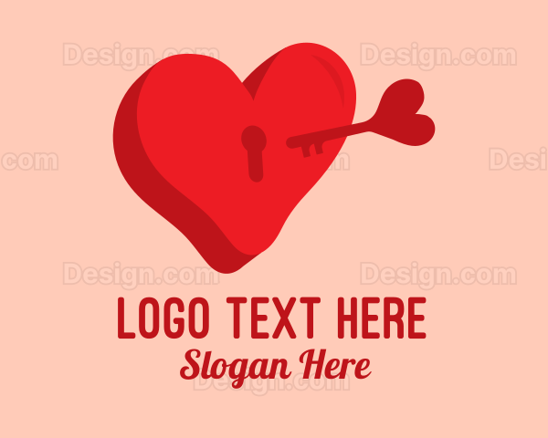 Red Heart Keylock Logo