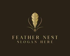 Writing Feather Publisher logo design