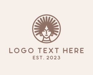 Beauty Tribal Woman logo