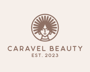 Beauty Tribal Woman logo design