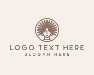 Beauty Tribal Woman logo