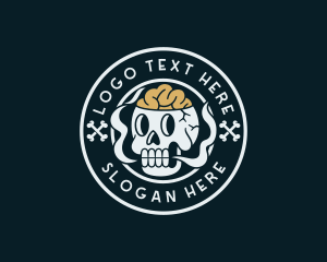 Hipster Skull Streetwear logo