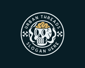 Hipster Skull Streetwear logo