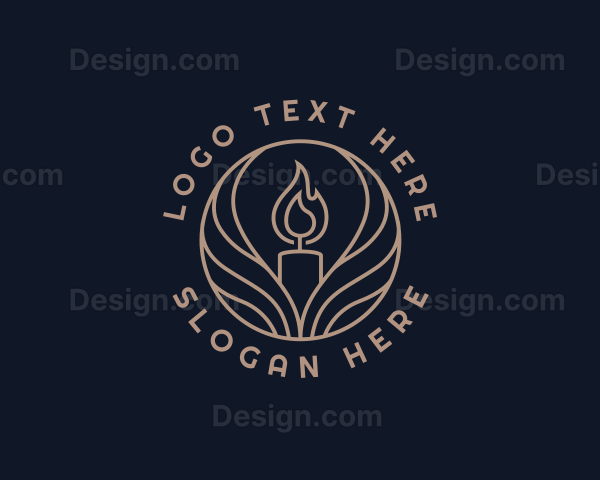 Elegant Candle Light Logo